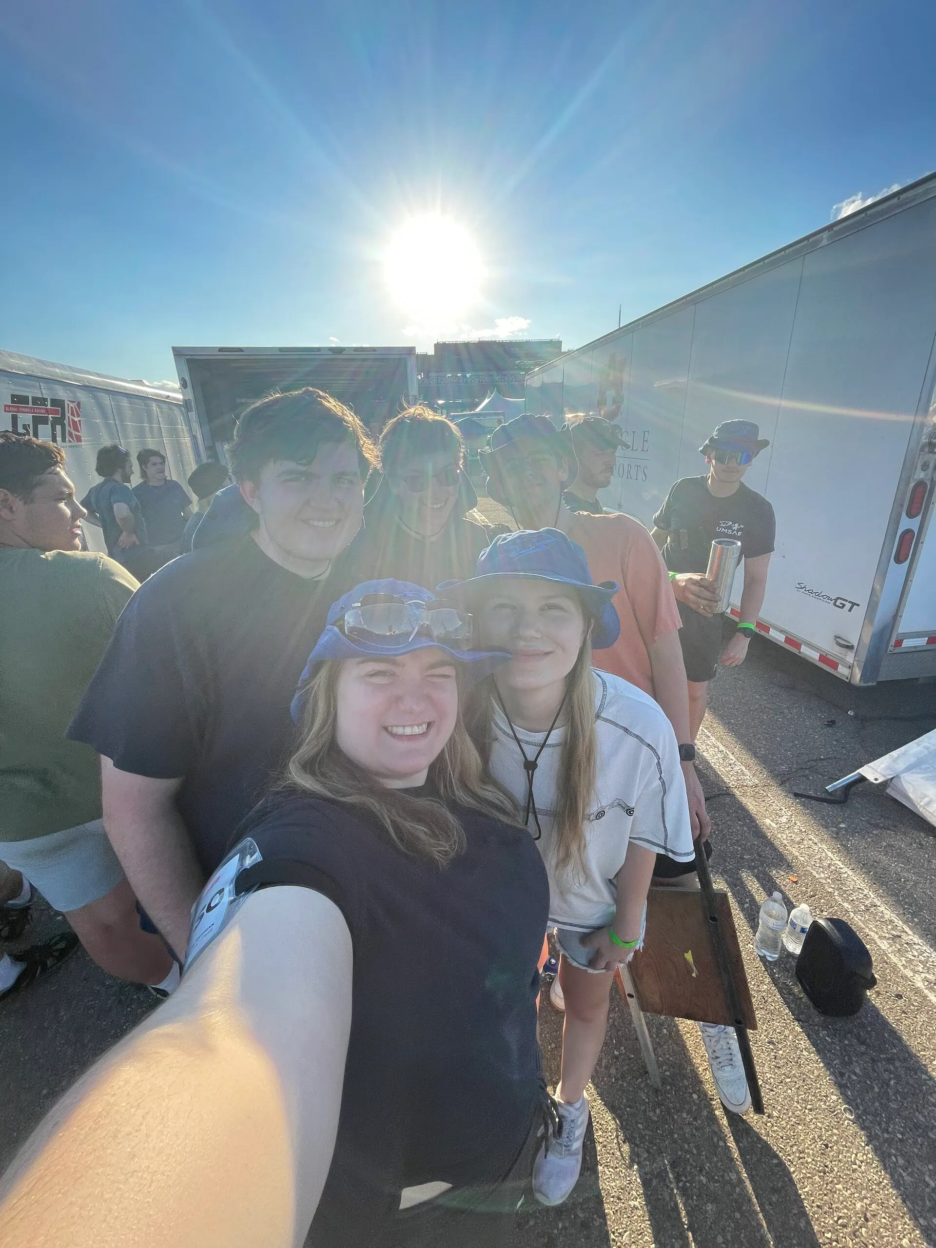 Team at the paddock, June 14