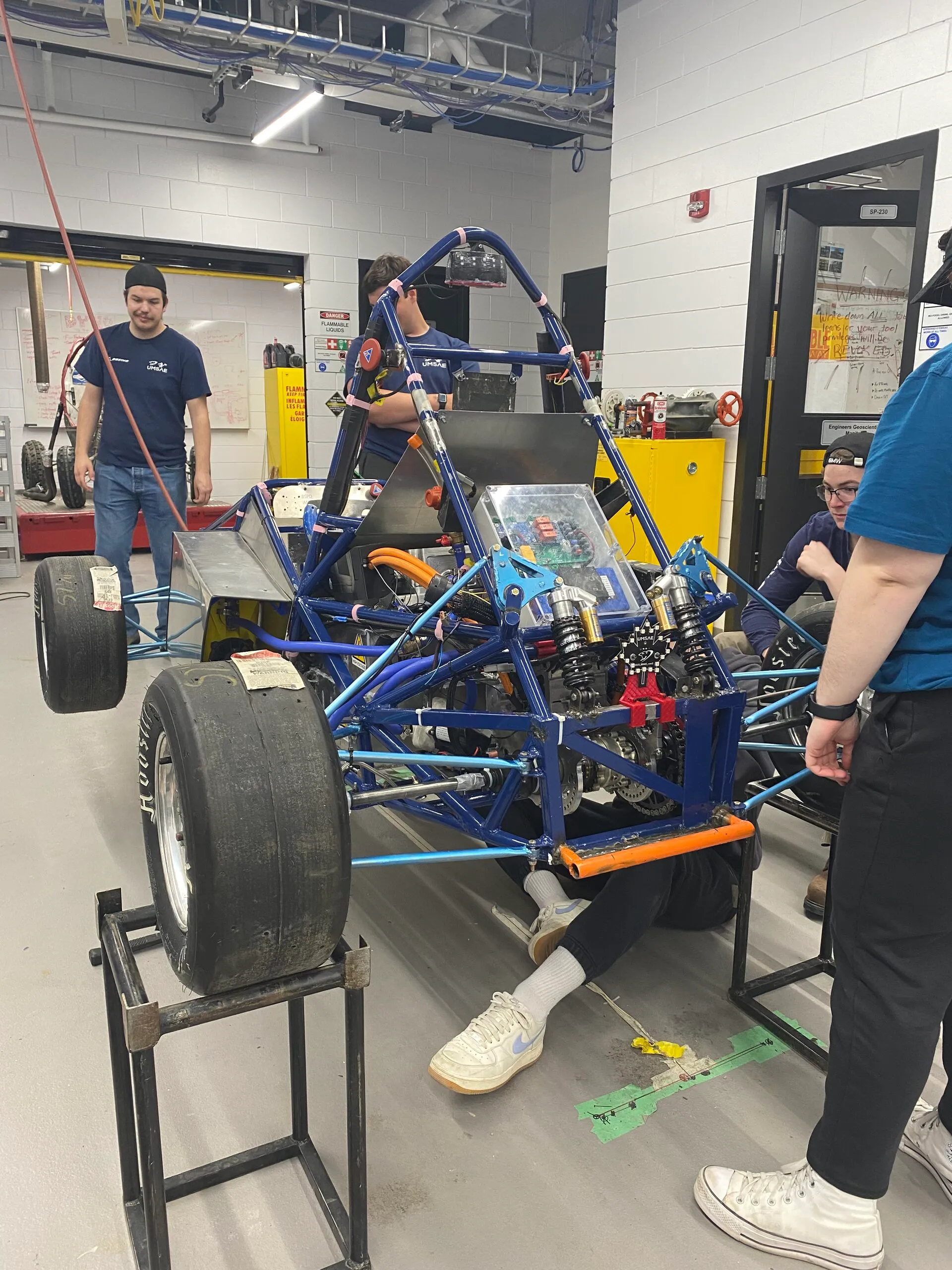 Rolling chassis in the shop