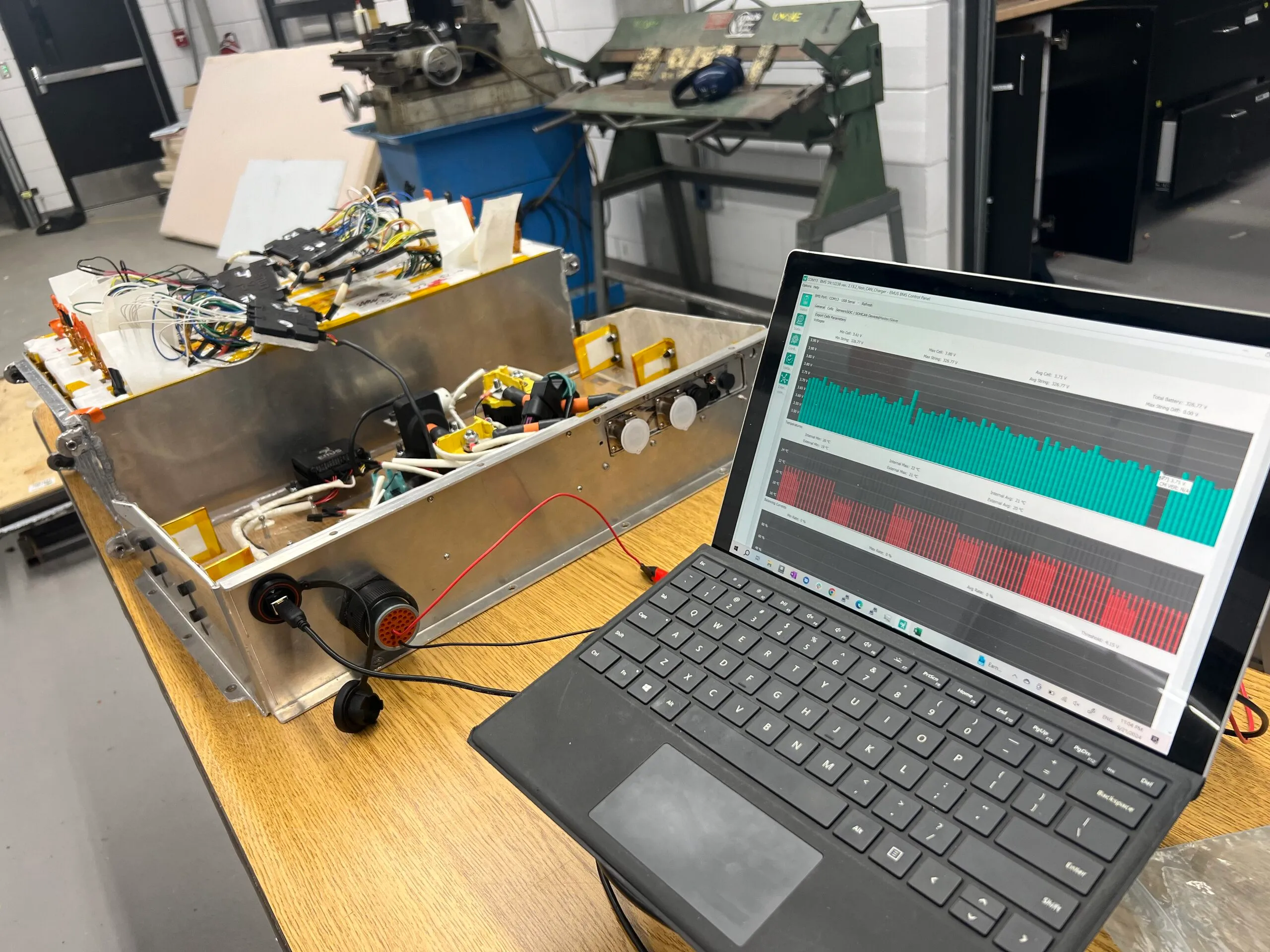 Enclosure work at the bench